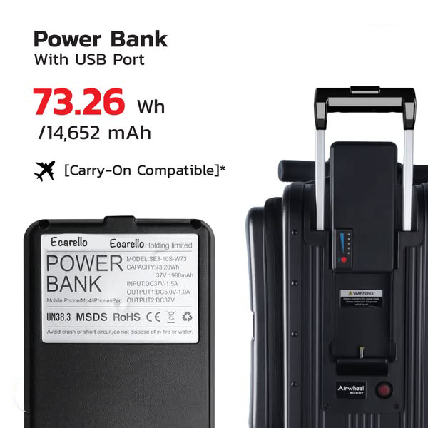 Ecarello Mini T Smart Electric Luggage
